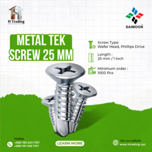Metal Tek Screw 25mm